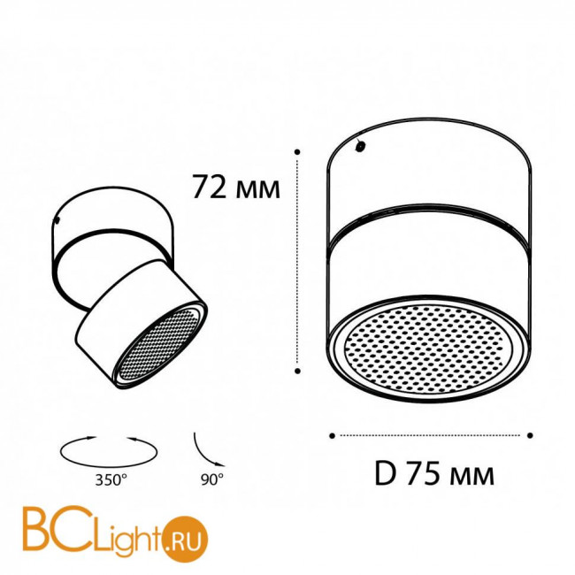 Накладной точечный светильник (спот) Italline IT02-005 3000К black Накладной точечный светильник (спот) Italline IT02-005 3000К black