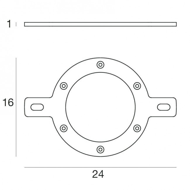 Крепежная скоба Linea Light 14044 Крепежная скоба Linea Light 14044
