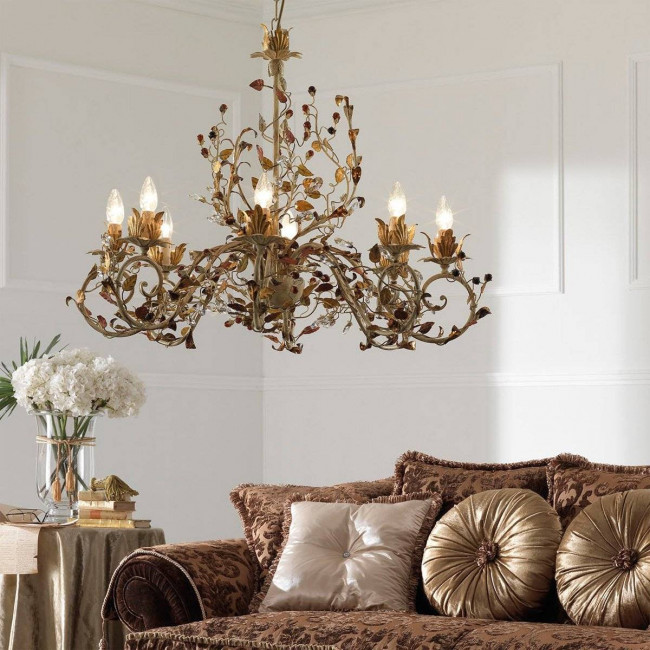 Люстра Masca Mughetto 2835/8 Pastello Люстра Masca Mughetto 2835/8 Pastello