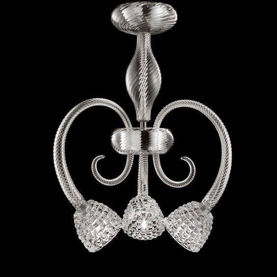 Потолочная люстра Barovier&Toso Quadri 5718/03/CC Потолочная люстра Barovier&Toso Quadri 5718/03/CC