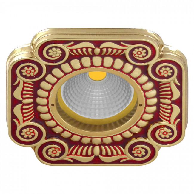 Встраиваемый спот (точечный светильник) FEDE Lighting Smalto Italiano Firenze FD1007ROEN Встраиваемый спот (точечный светильник) FEDE Lighting Smalto Italiano Firenze FD1007ROEN