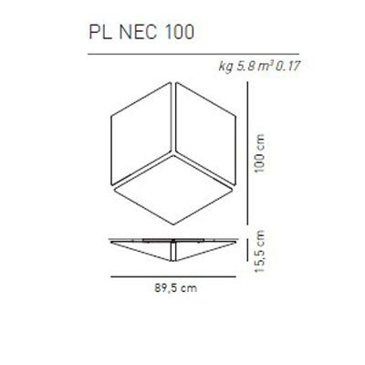 Настенный светильник Axo Light Necky PL NEC 100 BC XX E27 Настенный светильник Axo Light Necky PL NEC 100 BC XX E27