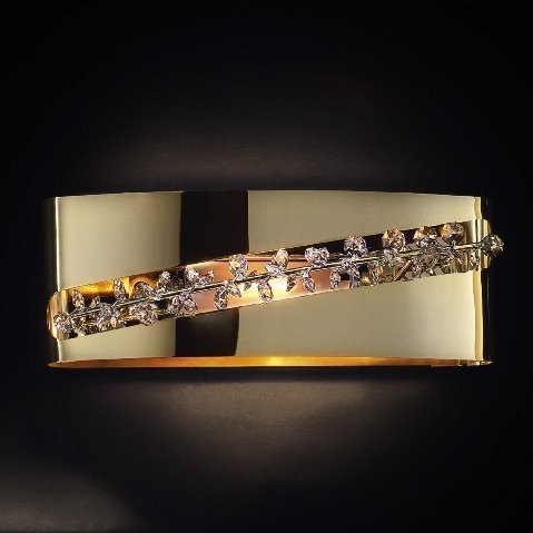 Настенный светильник Renzo Del Ventisette Shine A 14338/1 SW OZ DEC. ORO Настенный светильник Renzo Del Ventisette Shine A 14338/1 SW OZ DEC. ORO