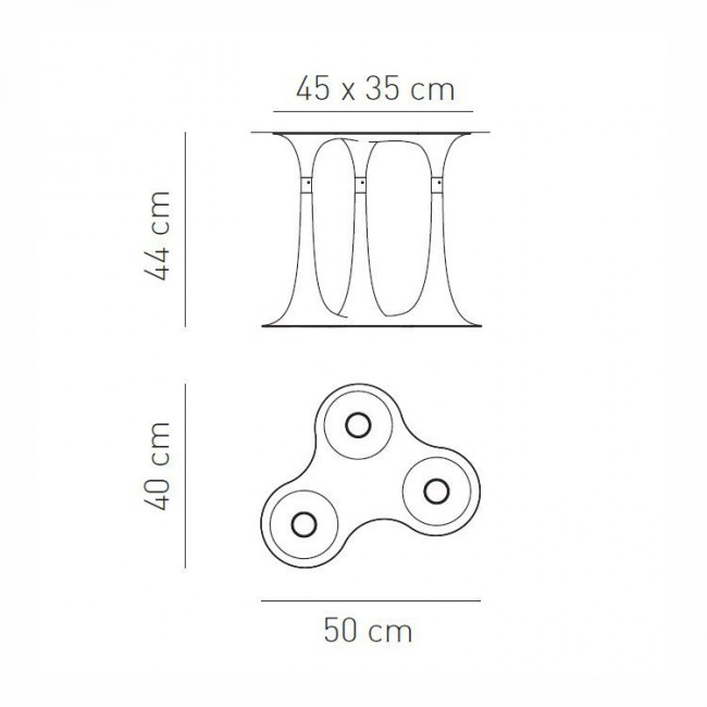 Потолочный светильник Axo Light Nafir PL NAFIR 3 BC OR PLNAFIR3BCORGU1 Потолочный светильник Axo Light Nafir PL NAFIR 3 BC OR PLNAFIR3BCORGU1