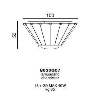 Потолочный светильник Beby Group Milano Deco 8030Q07 Light gold Transparent Glass Потолочный светильник Beby Group Milano Deco 8030Q07 Light gold Transparent Glass