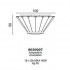 Потолочный светильник Beby Group Milano Deco 8030Q07 Light gold Transparent Glass Потолочный светильник Beby Group Milano Deco 8030Q07 Light gold Transparent Glass