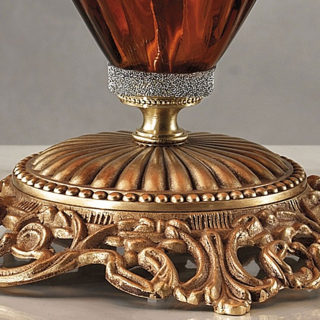 Настольная лампа Euroluce Alyssa LG1 gold Amber