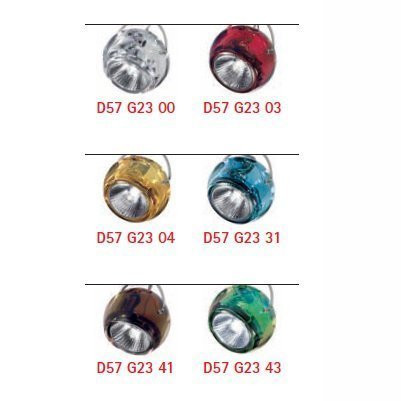 Спот (точечный светильник) Fabbian Beluga Colour D57 G23 00 Спот (точечный светильник) Fabbian Beluga Colour D57 G23 00