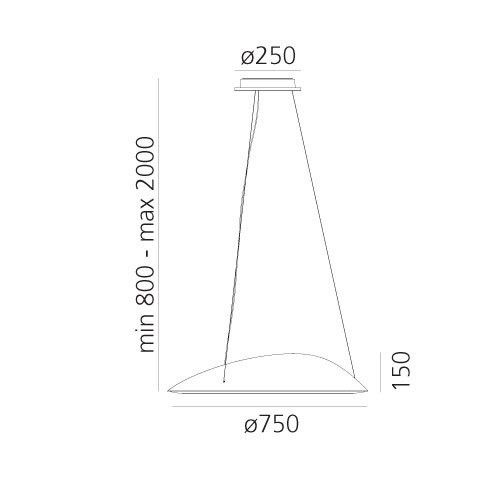 Подвесной светильник Artemide Ameluna 1401010APP Подвесной светильник Artemide Ameluna 1401010APP