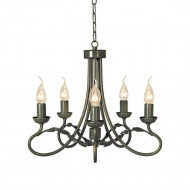 Люстра Elstead Lighting Olivia OV5 BLK/GOLD Люстра Elstead Lighting Olivia OV5 BLK/GOLD
