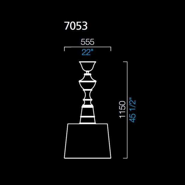 Подвесной светильник Barovier&Toso Samurai 7053/CA/MM Подвесной светильник Barovier&Toso Samurai 7053/CA/MM