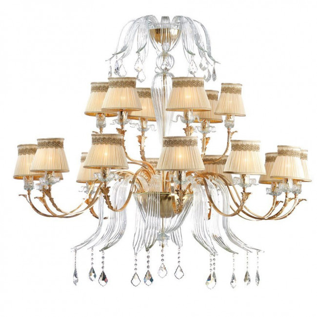 Люстра IlParalume MARINA 4430 1845/CH18/ORO24/TR Люстра IlParalume MARINA 4430 1845/CH18/ORO24/TR