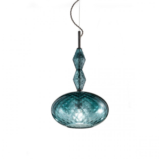 Подвесной светильник Euroluce Mood Joy S1 nichel teal blu Подвесной светильник Euroluce Mood Joy S1 nichel teal blu