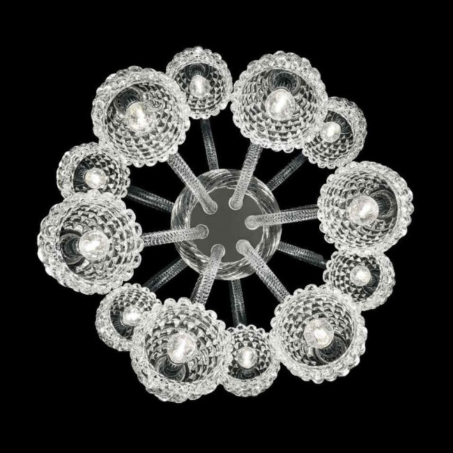 Потолочная люстра Barovier&Toso Quadri 5718/12/CC Потолочная люстра Barovier&Toso Quadri 5718/12/CC