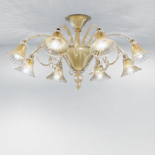 Потолочная люстра Sylcom Venier 1421/8 D CR.ORO