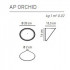 Настенный светильник Axo Light Orchid AP ORCHID BC XX LED Настенный светильник Axo Light Orchid AP ORCHID BC XX LED