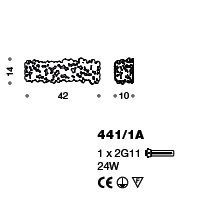 Настенный светильник IDL Bubbles 441/1A chrome Настенный светильник IDL Bubbles 441/1A chrome