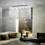 Подвесной светильник Vistosi Giogali SP RE1 E27 CR/TR CR Подвесной светильник Vistosi Giogali SP RE1 E27 CR/TR CR