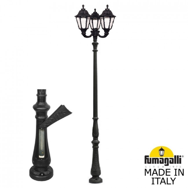 Садово-парковый фонарь Fumagalli Noemi E35.205.R30.AXH27