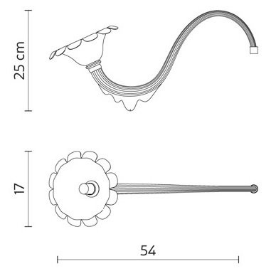 Рожок светильника Karman Au Revoir SE110 5B INT Рожок светильника Karman Au Revoir SE110 5B INT