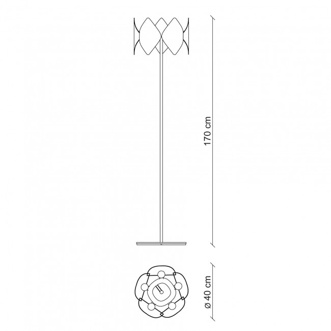 Торшер Baga Holly H22G5 Торшер Baga Holly H22G5