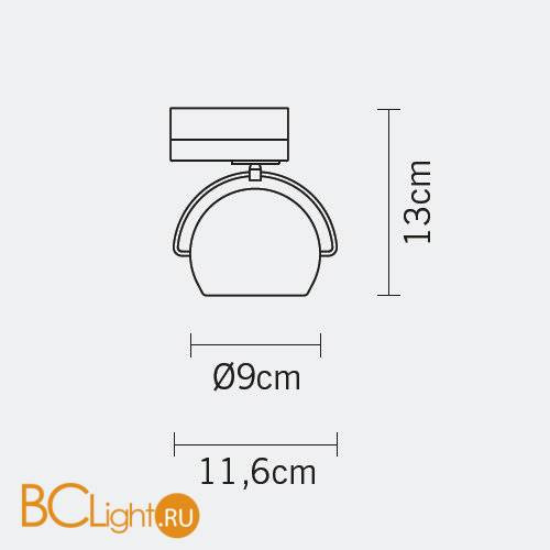 Трековый светильник Fabbian Beluga White D57 J15 01 Трековый светильник Fabbian Beluga White D57 J15 01