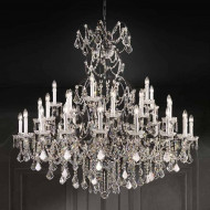 Люстра Beby Group Old style 3316/36 Black silver CUT CRYSTAL