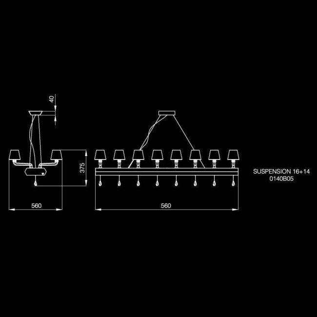 Люстра Beby Platinum 0140B05 Chrome SW Silver Night Люстра Beby Platinum 0140B05 Chrome SW Silver Night