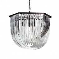 Подвесной светильник DeLight Collection Murano Glass KR0116P-7L black Подвесной светильник DeLight Collection Murano Glass KR0116P-7L black