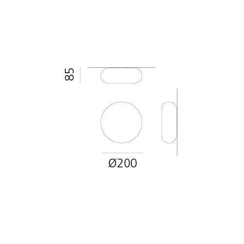 Настенно-потолочный светильник Artemide Itka DX0060M10 Настенно-потолочный светильник Artemide Itka DX0060M10