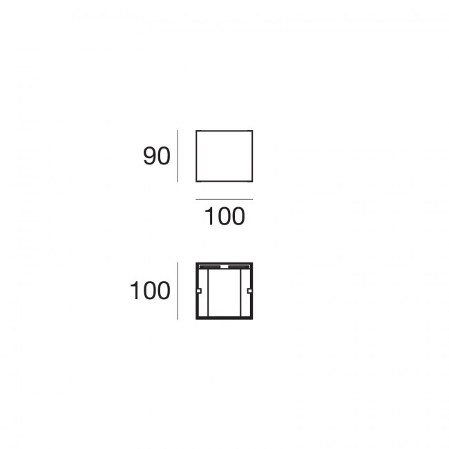 Настенный светильник Linea Light Dual 64598W90 Настенный светильник Linea Light Dual 64598W90