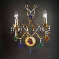 Бра Beby Group Fruit 113/2A Satin Gold multi murano Бра Beby Group Fruit 113/2A Satin Gold multi murano