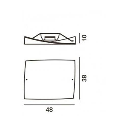 Потолочный светильник Foscarini Folio 019008 10 Потолочный светильник Foscarini Folio 019008 10