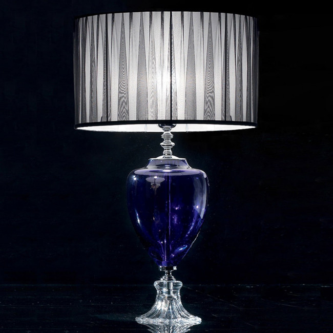 Настольная лампа Euroluce Pluton LG1 silver Violet Настольная лампа Euroluce Pluton LG1 silver Violet