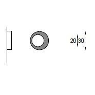 Спот (точечный светильник) IlParalume MARINA 7711 2107/P Спот (точечный светильник) IlParalume MARINA 7711 2107/P