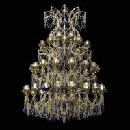 Люстра Beby Group Beby Resort 3400B01 Light Gold Blue Orchid Sapphire Люстра Beby Group Beby Resort 3400B01 Light Gold Blue Orchid Sapphire