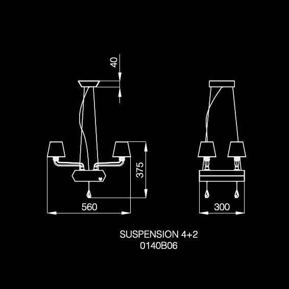 Люстра Beby Platinum 0140B06 Chrome SW Silver Night Люстра Beby Platinum 0140B06 Chrome SW Silver Night