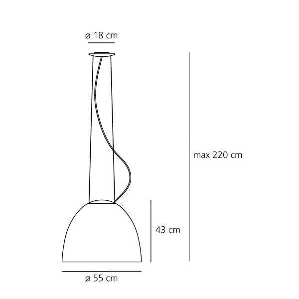 Подвесной светильник Artemide Nur Gloss Halo Bianco A242100 Подвесной светильник Artemide Nur Gloss Halo Bianco A242100