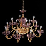 Люстра Euroluce Aida L8+4 Amethyst Люстра Euroluce Aida L8+4 Amethyst