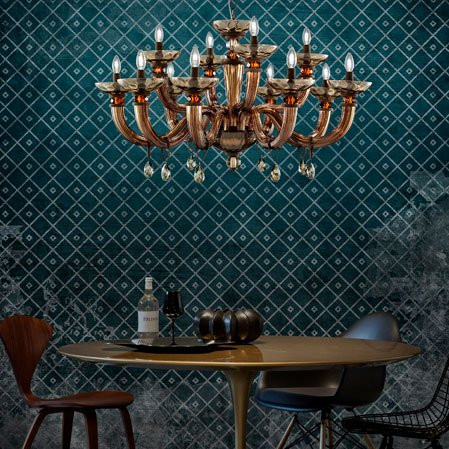 Люстра Euroluce Dahlia L8+4 Brown Люстра Euroluce Dahlia L8+4 Brown