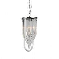 Подвесной светильник DeLight Collection Murano Glass KR0116P(S) chrome Подвесной светильник DeLight Collection Murano Glass KR0116P(S) chrome