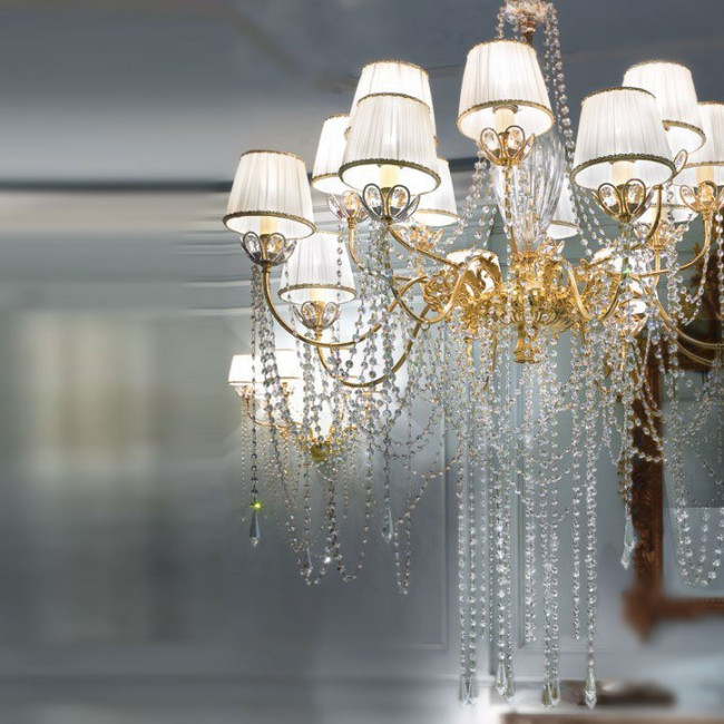 Люстра IlParalume MARINA 4434 1744/CH16 ORO 24K