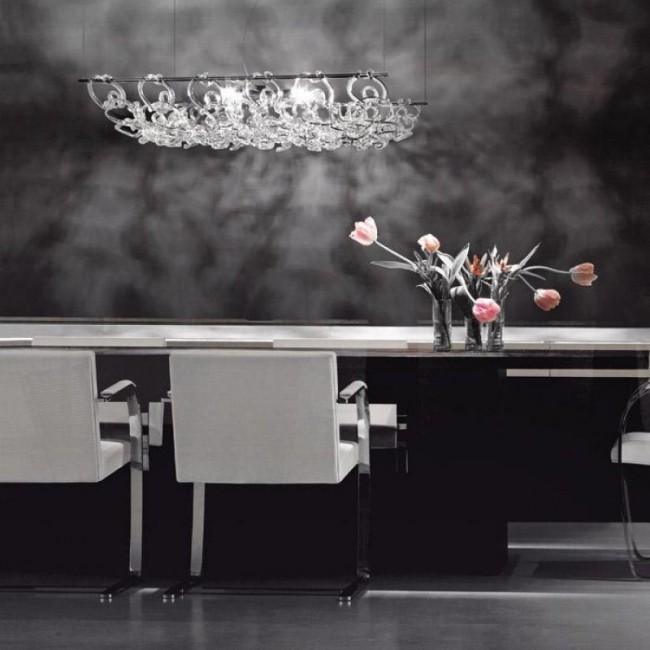 Подвесной светильник Vistosi Giogali3D SP 100 ALO CR/TR CR