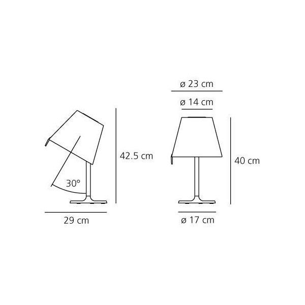 Настольная лампа Artemide Melampo notte 0710020A Настольная лампа Artemide Melampo notte 0710020A
