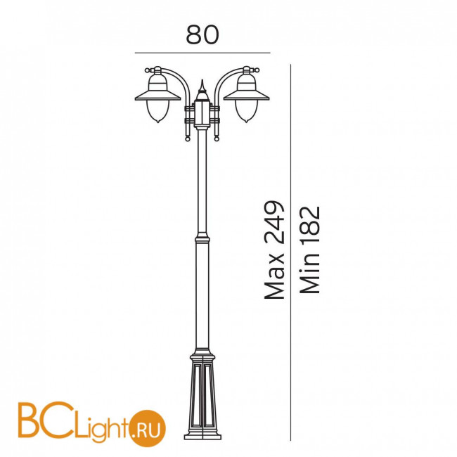 Садово-парковый фонарь Norlys Como 372B