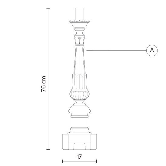 Настольная лампа Karman Don Gino CT118 4G INT Настольная лампа Karman Don Gino CT118 4G INT