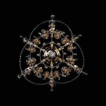 Люстра Beby Group Old style 3317/18 Light gold CUT CRYSTAL