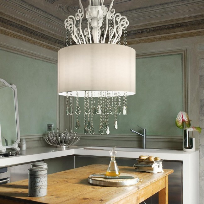 Подвесной светильник Barovier&Toso Shadow Taif 7043/BB/BB