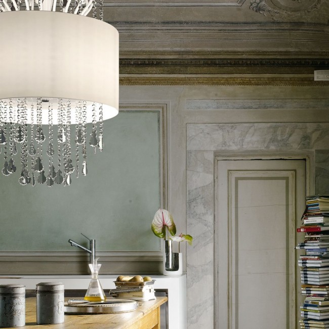 Подвесной светильник Barovier&Toso Shadow Taif 7043/BB/BB