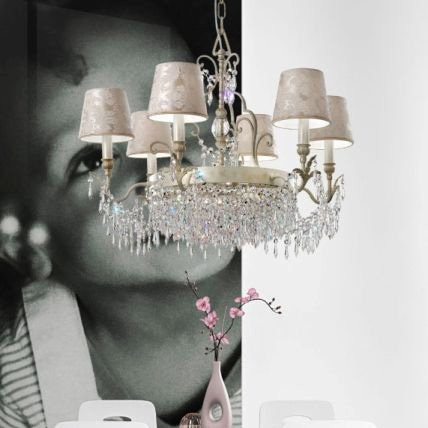 Люстра Masiero Glasse 6+3 V13 / DAM/14/IV Cut crystal Люстра Masiero Glasse 6+3 V13 / DAM/14/IV Cut crystal